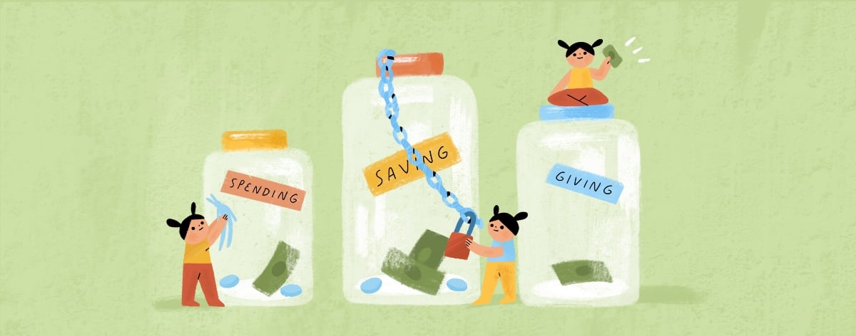 3 Jar Allowance For Kids